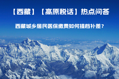 西藏城鄉(xiāng)居民醫(yī)保繳費如何提檔補差？