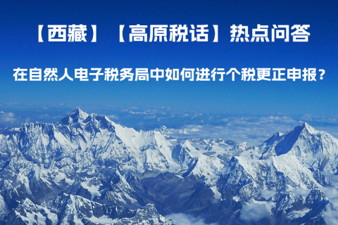在自然人電子稅務(wù)局中如何進(jìn)行個(gè)稅更正申報(bào)？